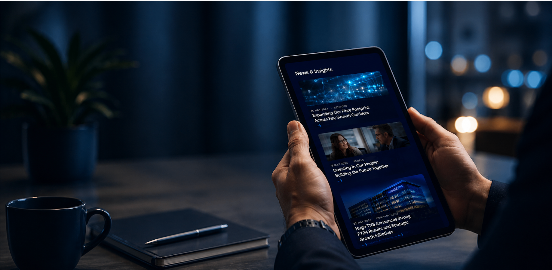 Huge TNS news and insights on tablet